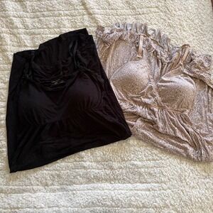 Motherhood Maternity Nursing Nightgown Bundle Size Med Postpartum Breastfeeding